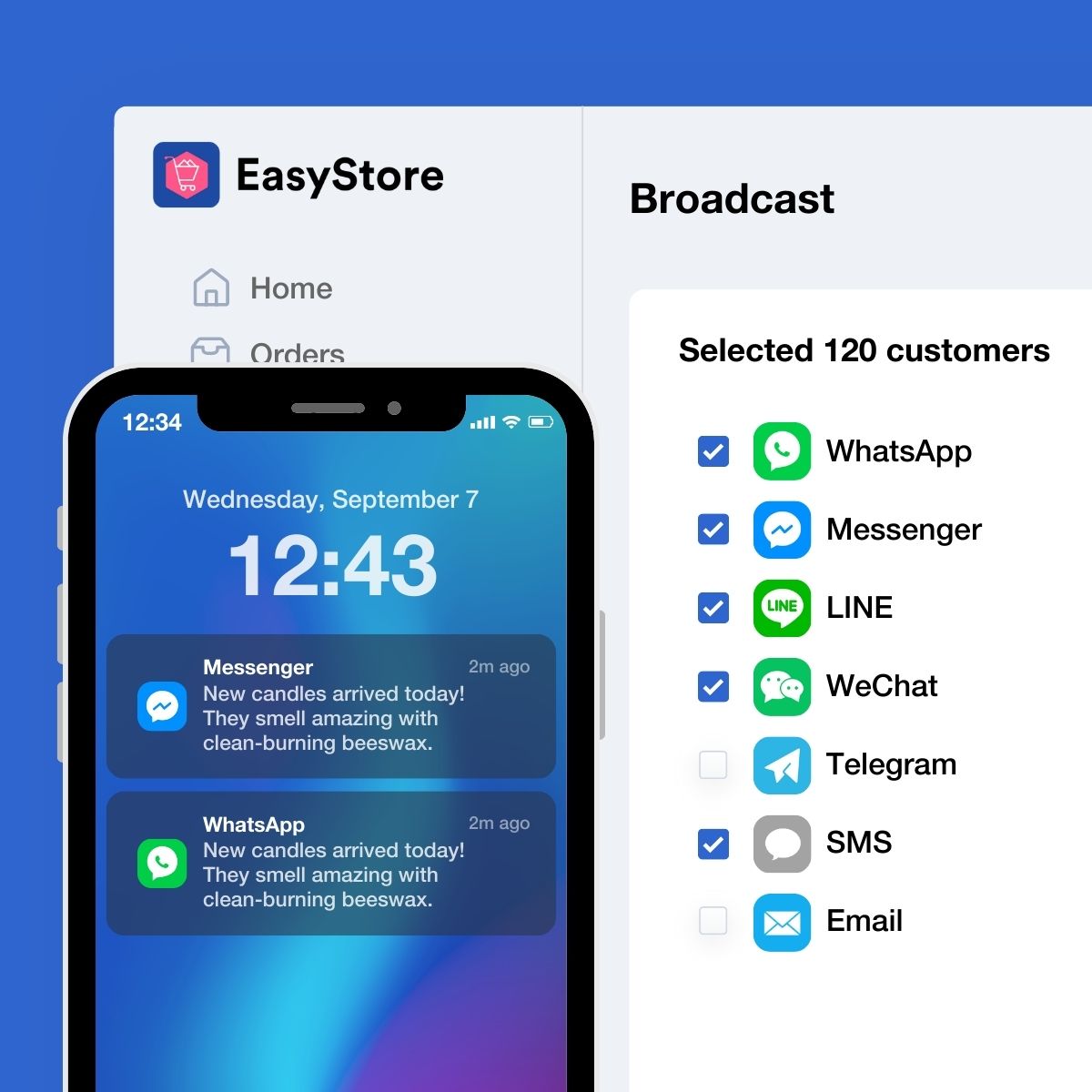 Stay connected <br class=show-desktop>with your customers | EasyStore